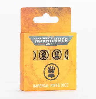 Games Workshop Imperial Fists Dice ( MAX 2 per person)