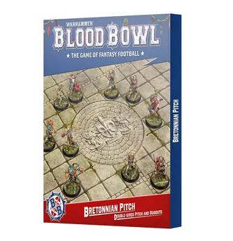 Games Workshop Bretonnian Pitch: Double-sided Pitch and Dugouts