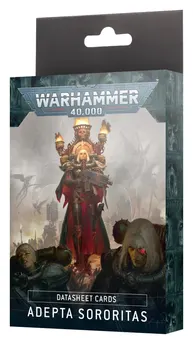 Games Workshop Datasheet Cards: Adepta Sororitas (1 Per Person )