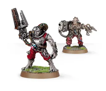 Games Workshop Servitors With Plasma Cannon