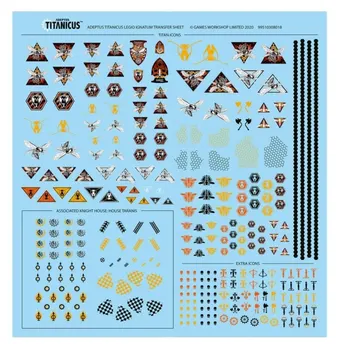 Games Workshop Adeptus Titanicus Transfer Sheets!