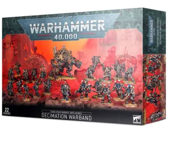 Chaos Space Marines Decimation Warband Battleforce