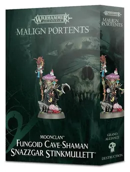 Games Workshop Malign Portents Greenskinz Moonclan Snazzgar Stinkmullett /Fungoid Cave-Shaman