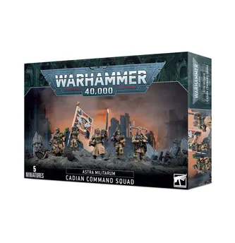 Games Workshop Astra Militarum Cadian Command Squad