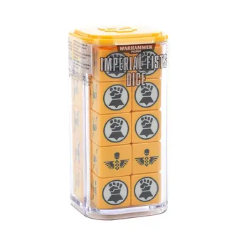 Games Workshop Imperial Fists Dice Set - Space Marines (1 Per Person)