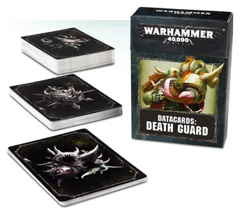 Games Workshop Death Guard Datacards