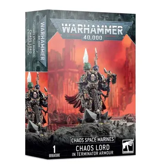 Games Workshop Chaos Space Marines Terminator Lord / Sorcerer Lord In Terminator Armour