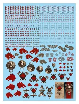 Space Wolves Legion Transfer Sheet