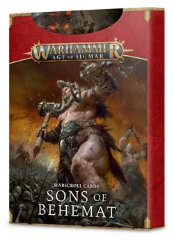 Warscroll Cards: Sons Of Behemat (3rd Edition Udgået)