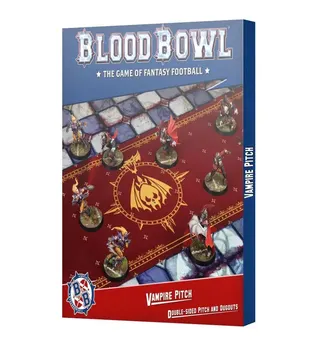 Blood Bowl: Vampire Team - Double Sided Pitch and Dugouts Set