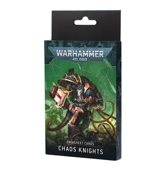 Warhammer 40K - Chaos Knights: Datasheet Cards 10th Edition