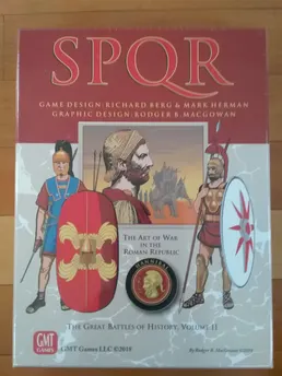 GMT Games Deluxe SPQR Strategy Battle Game  GMT 9201-18