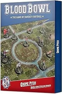 Blood Bowl: Gnome Pitch: Double-Sided Pitch & Dugouts GWS 202-40