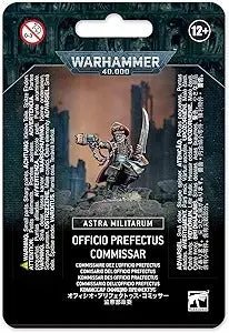 OFFICIO PREFECTUS COMMISSAR 1 miniatura COMMISSARIO Warhammer GAMES WORKSHOP 40K 40000 età 12+