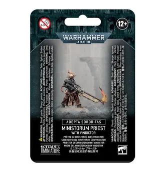 Warhammer 40K Adepta Sororitas Ministorum Priest with Vindicator GWS 52-51