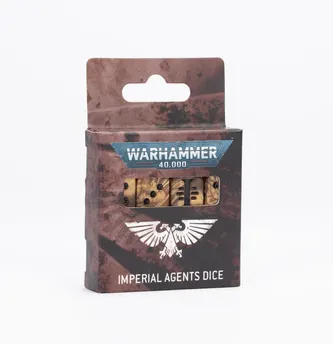 Warhammer 40K Imperial Agents Dice Set (2024) GWS 68-04
