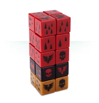 Games Workshop Warhammer 40,000 Blood Angels Dice Set 86-74