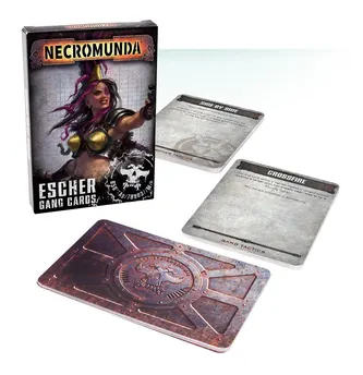 Games Workshop Necromunda Escher Gang Cards (English) GWS 300-07-60