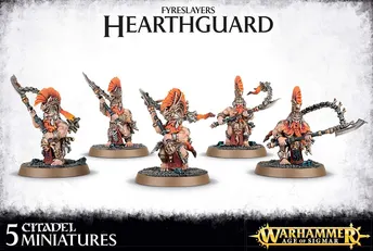Games Workshop Warhammer Age of Sigmar Fyreslayers Hearthguard 84-24