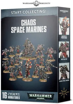 Games Workshop Warhammer 40K Start Collecting Chaos Space Marines 70-40
