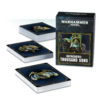 Warhammer 40,000 40k Datacards: Thousand Sons 43-21-60