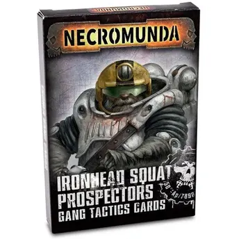 Games Workshop Necromunda Ironhead Squad Prospector Gang Tactics Cards 301-04