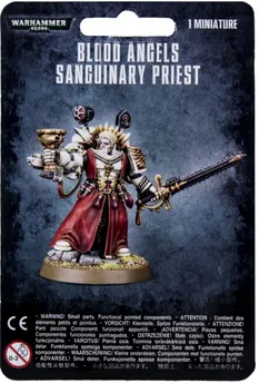 GAMES WORKSHOP 99070101008" Blood Angels Sanguinary Priest Tabletop and Miniature Game