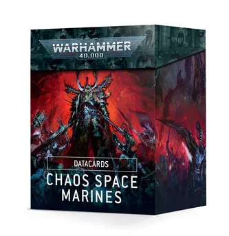 Games Workshop Warhammer 40K Datacards: Chaos Space Marines GWS 43-02