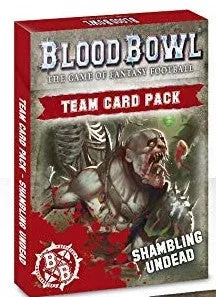 Games Workshop Blood Bowl Shambling Undead Team Card Pack 200-53-60