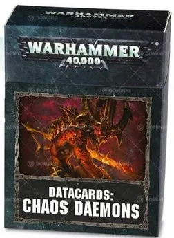Games Workshop Warhammer 40k Chaos Daemons Datacards 97-04-60