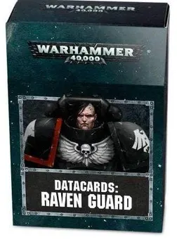 Games Workshop Warhammer 40K Raven Guard Datacards 53-45-60