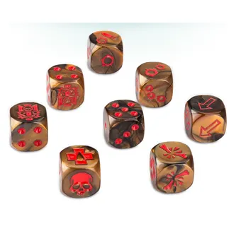 Games Workshop Necromunda Goliath Gang Dice (8) 300-03 Brand New