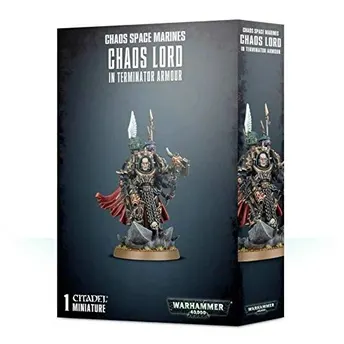 Games Workshop Warhammer 40k: Chaos Space Marines - Chaos Lord in Terminator Armour