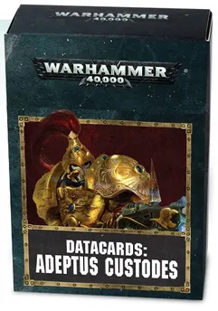 Games Workshop Warhammer 40,000 Datacards: Adeptus Custodes GWS 01-15-60