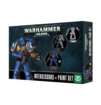 Warhammer 40k Space Marine Intercessors and Paint Set 60-11-60