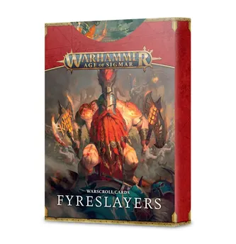 Age of Sigmar 3rd Edition Fyreslayers Warscroll Cards GWS 84-04