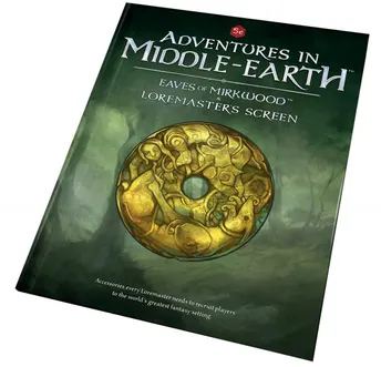 5e Adventures in Middle Earth Eaves of Mirkwood and Loremaster's Screen 2306