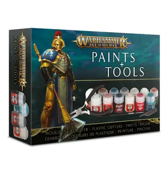 Warhammer Age of Sigmar Paints and Tools Set Games Workshop 80-17-60