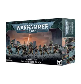 Games Workshop Warhammer 40K Astra Militarum: Cadian Shock Troops GWS 47-33