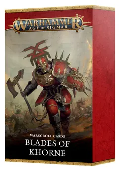Warscroll Cards: Blades Of Khorne (Eng)