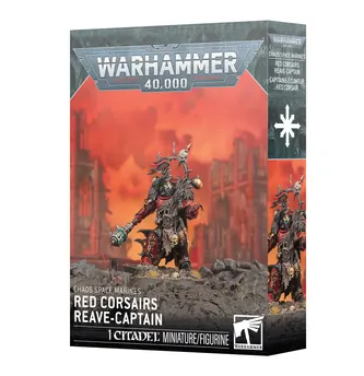 40K – Chaos Space Marines – Red Corsairs Reave-Captain