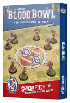 SEVENS double sided pitch and dugouts BLOOD BOWL games workshop IN INGLESE età 12+