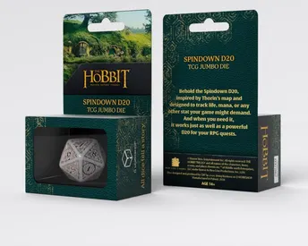 The Hobbit Spindown D20 - Radiant TCG Jumbo Die (Q-Workshop)