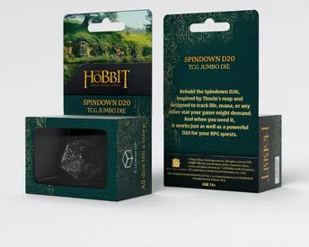 The Hobbit Spindown D20 - Umbral TCG Jumbo Die (Q-Workshop)