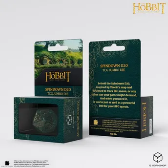 The Hobbit Spindown D20 - Verdant TCG Jumbo Die (Q-Workshop)