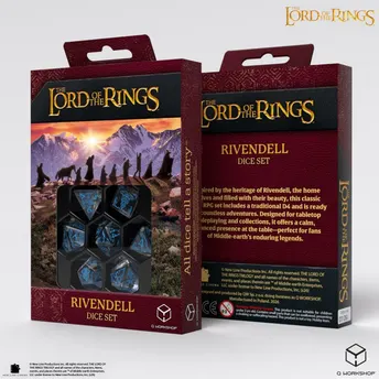 The Lord of the Rings: Rivendell Dice Set - Water (Q-Workshop)