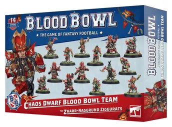 Games Workshop Citadel: Chaos Dwarf Blood Bowl Team: The Zharr-Naggrund Ziggurats