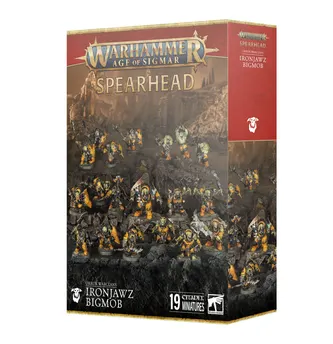Warhammer Age of Sigmar – Spearhead – ORRUK WARCLANS IRONJAWZ BIGMOB