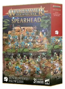 Age of Sigmar Spearhead: Seraphon Sunblooded Prowlers
