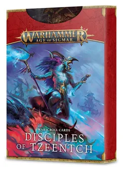 Warhammer Age of Sigmar: Disciples of Tzeentch - Warscroll Cards (2024)